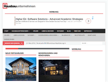 Tablet Screenshot of hausbauunternehmen.info